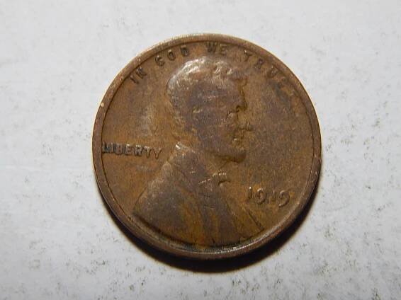 USA 1 Cent 1919 VF č37090  - Numismatika