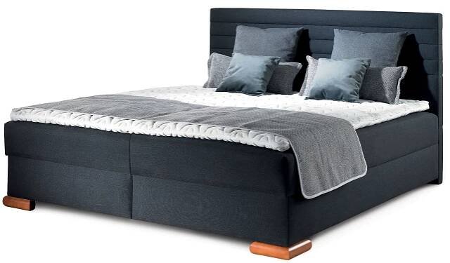 Manželské dvoulůžko boxspring s úložným prostorem Karel | Česká výroba | CZvyrobky.cz 
