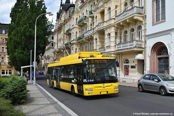 Fotografie Škoda 30 Tr 60 MĚSTSKÁ DOPRAVA Mariánské Lázně