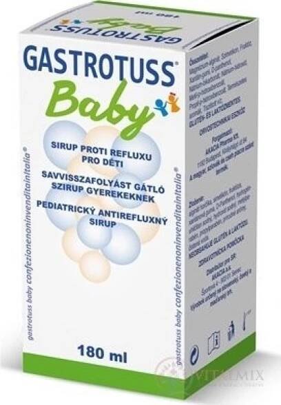 GASTROTUSS Baby 1×179 ml, antirefluxný sirup