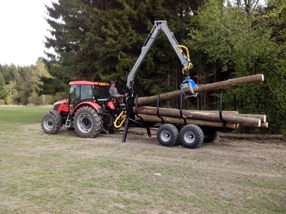 Vyvážecí vlek za traktor – OBEC LIPINA