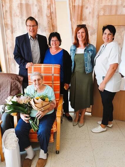 Krásné životní jubileum v Domově pro seniory Vážany