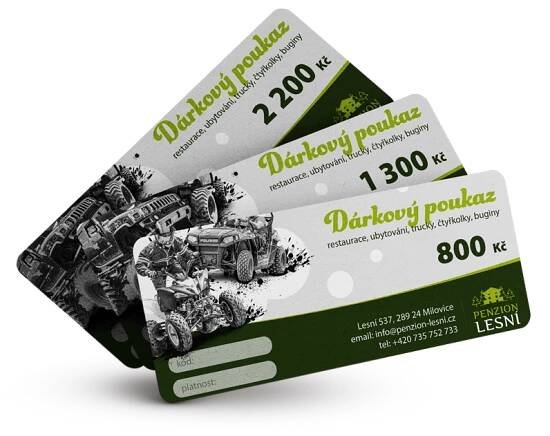 Dárkové poukazy