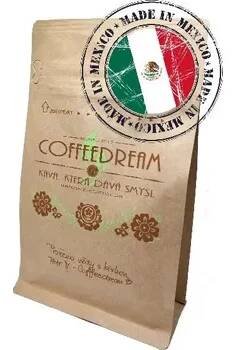 Káva COFFEEDREAM | MEXICO DECAF -W.M.P. - 100g / třívrstvý sáček se zipem / pražení COFFEEDREAM / Velmi jemné mletí - džezva Káva MEXICO DE6