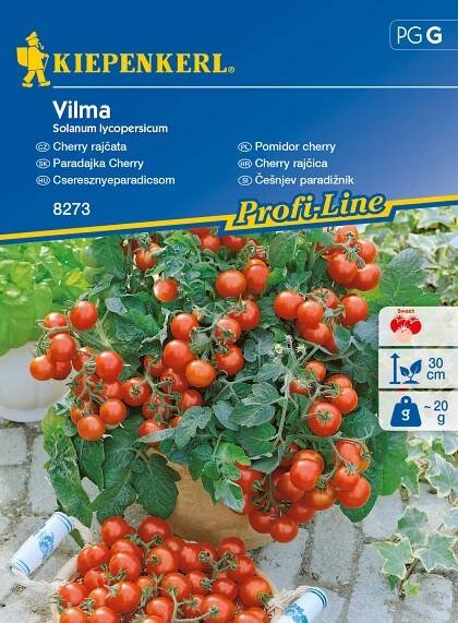 Kiepenkerl Semena zeleniny Cherry rajčata Vilma doba výsevu: únor až duben; vydatnost balení: minimálně 10 zrn