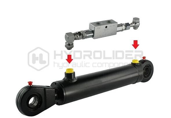 Dvojčinný hydraulický valec: dlžka 350 mm: 160mm CJ2F 50/28/140 U25 so zámkom - www.hydraulikapf.sk