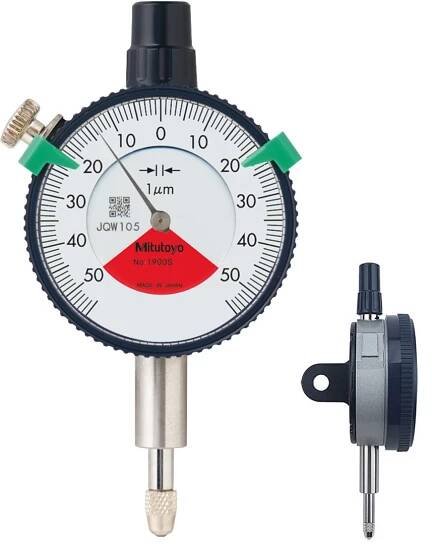 Číselníkový úchylkoměr Mitutoyo 0,1/0,001 mm, průměr 40 mm, IP52, s očkem