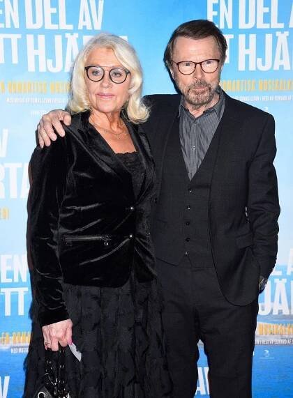 Lena Källersjö a  Bjorn Ulvaeus v roku 2019.