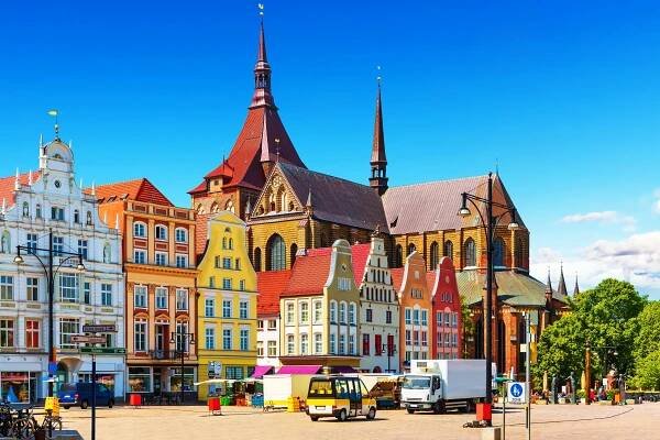 Rostock, Německo — Stock obrázek