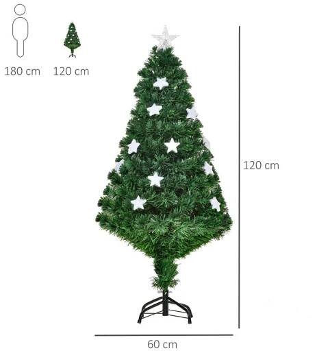 Umělý vánoční stromek včetně dekorací Ø60 x 120 cm | zelený | Goleto.cz
