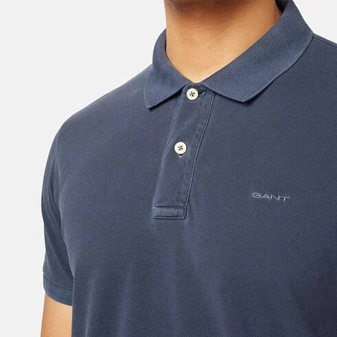 Pánské modré polo triko Gant 55781