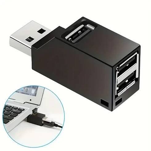 vysokorychlostní usb 3.0 hub adaptér s 3  , mini rozbočovač prodlužovač pro notebooky & pc - obsahuje u disk čtečku   Podrobnosti o produktu 0