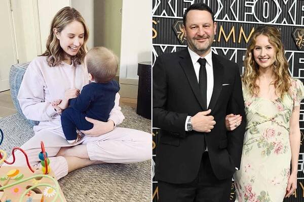 Caitlin Thompson, Dan Fogelman and their baby