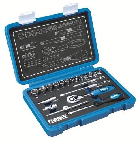 NAREX 443000903 Sada hlavic 1/4" 20dílná  (7891308)