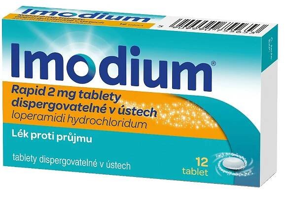 Imodium Rapid 2 mg 12 tablet od 205 Kč - srovnání cen | Leano.cz