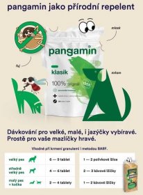 Dávkování (nejen) pro psy - Pangamin
