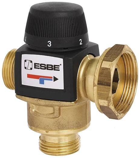 Termostatický směšovací ventil VTA 377 20-55°C G 1" s adaptérem PF 1 1/2" (31200200)