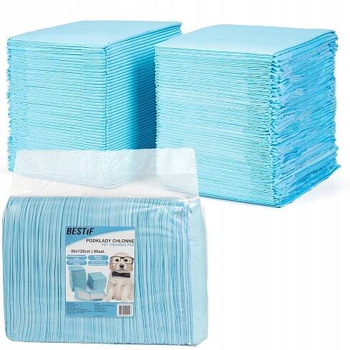 HYGIENICKÉ ABSORPČNÍ PODLOŽKY NA JEDNO POUŽITÍ PŘEBALOVACÍ PODLOŽKY 80x120 50 Ks.