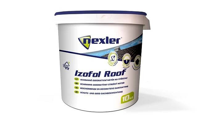 Nexler Ochranný střešní nátěr Izofol Roof grafit 10 kg