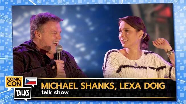 Nejvtipnější talk show Hvězdná brána: manželé Michael Shanks & Lexa Doig se špičkují v Brně (reup)