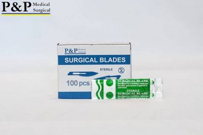 Disposable Surgical Scalpel Blades Sterile High Grade Carbon Steel 2.1% 10xx Individually Foil Wrapped Size 11 Box of 1000 - buy online | P&P MEDICAL SURGICAL LLC