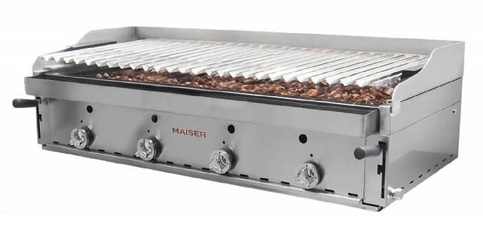 Barbacoa a gas elevable con peto Maiser B-120X+M