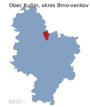 Kuřim v okrese Brno-venkov