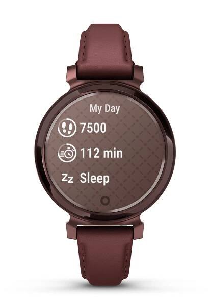 Garmin Lily® 2 Classic Dark Bronze / Mulberry Leather Band 010-02839-03