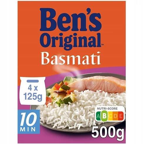 Rýže Basmati Uncle Ben's Original 500 g 4 sáčky po 125 g