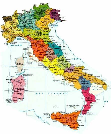 Italy Political Map