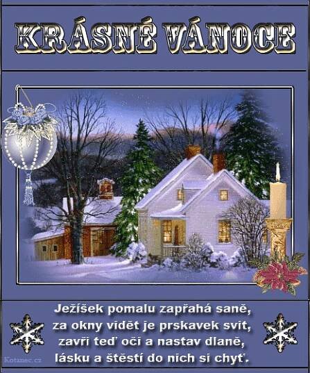Pin di Dagmar su Vánoční a různá přáníčka.. | Natale, Fiabe, Auguri di buona notte