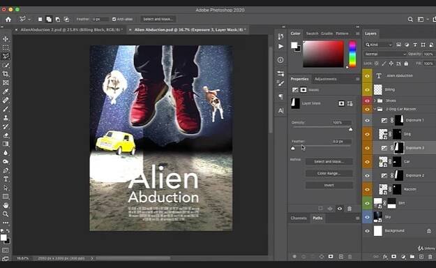 Photo Compositing and Manipulation in Photoshop CC 2020
