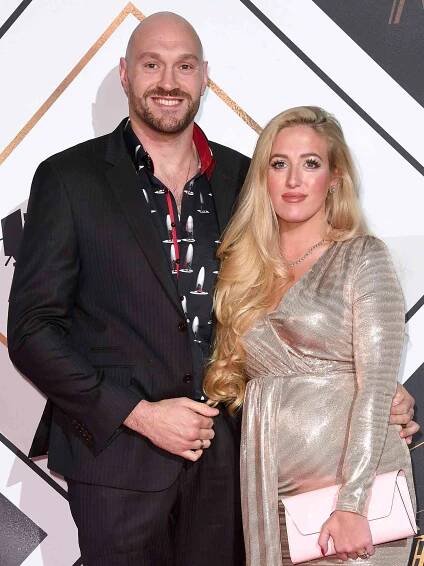 Tyson Fury and Paris Fury attend the 2018 BBC Sports Personality Of The Year