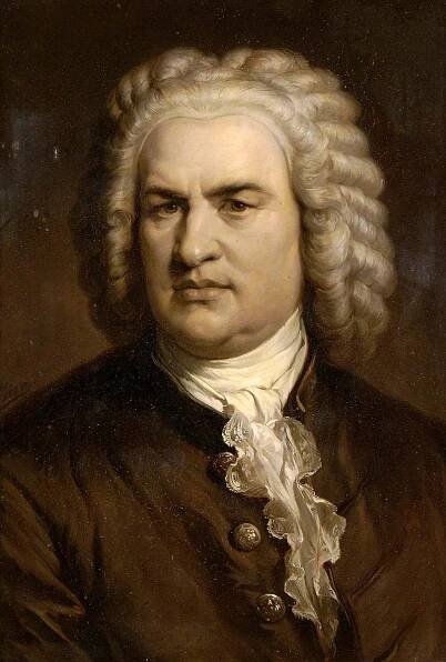 Johann Sebastian Bach statue modeled in 3D by Emil Solé