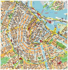 Maps of Amsterdam | Detailed map of Amsterdam in English | Maps of Amsterdam (Netherlands) | Tourist map of Amsterdam city