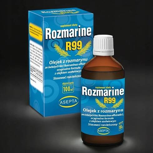 Rozmarýnový a šalvějový olej Rozmarine R99 100 ml ASEPTA Název Rozmarine R99