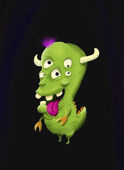 Mixing Light Studio colour grading, Graphic Design, Illustration, Sydney, Australia - Little Green Monster