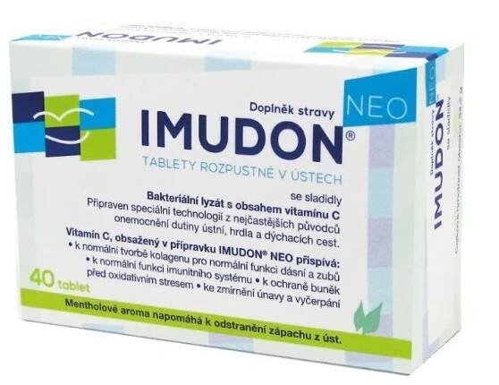 IMUDON NEO tablety rozpustné v ústech se sladidly 40 tablet