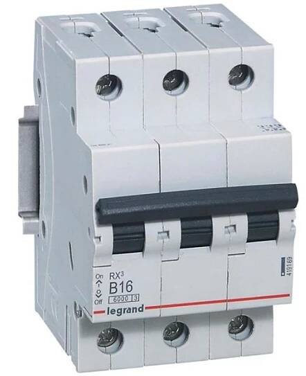 PŘEPĚŤOVÝ JISTIČ 3P-B16A 419981 LEGRAND