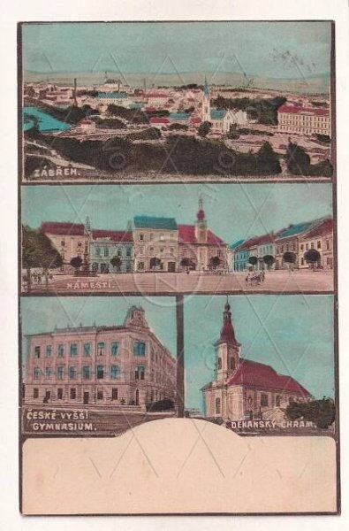 ZÁBŘEH NA MORAVĚ RU Mohelnice Uničov Litovel Jeseníky Olomouc ŠUMPERK - Pohlednice místopis