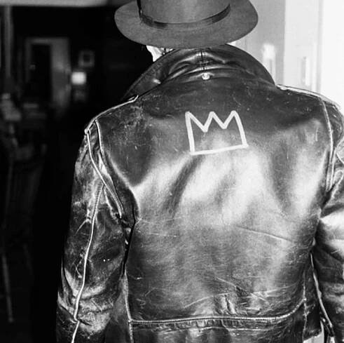  Jean-Michel Basquiat , Graffiti Jacket made for Glenn O'Brien 