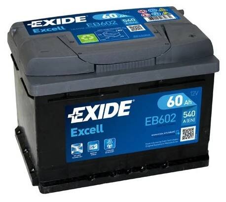 Exide EB602 - Autobaterie Excell - 60Ah