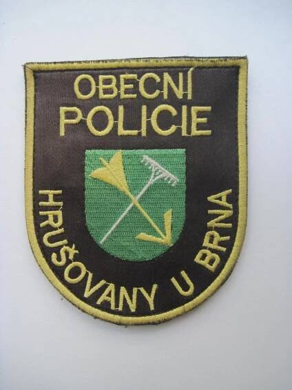 nášivka Obecní policie HRUŠOVANY u BRNA