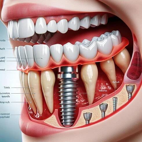 Zubní můstek na implantátech: Vše, co potřebujete vědět 3