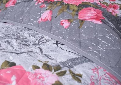 Přehoz na postel PARIS - růžový 220x240 cm - Rodinné balení