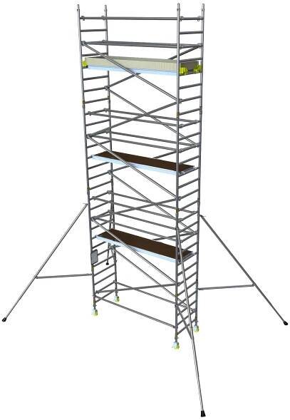 MOBILNÍ VĚŽ 6,2 m podlaha (2,5 x 0,85)