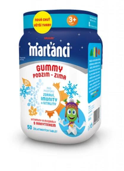 Multivitamin Marťánci Gummy Podzim-Zima Walmark 50tbl