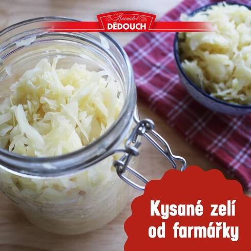 Domácí kysané zelí od farmářky z Brandlína