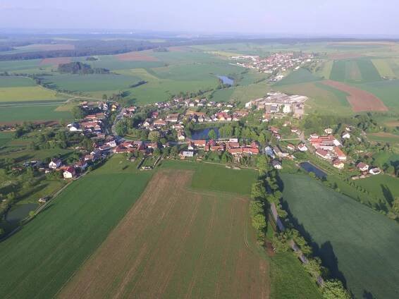 Poděšín letecky 2018 - Obec Poděšín