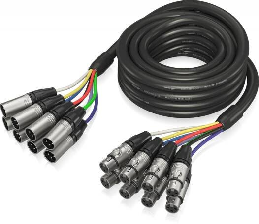 Behringer GMX-300 - Multipárový kabel 8 x XLR F - 8 x XLR M 3m